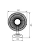 Kanlux desk fan Vento-30B