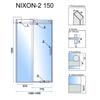 Rea shower doors Nixon-2 150 left - additional 5% DISCOUNT with code REA5