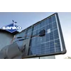 SANKO LED solar street lamp SN-50 (LED 50W 9000lm, double-sided panel 100W LiFePO4 30Ah)