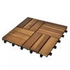 20 wooden tiles made of acacia, 30 x 30 cm
