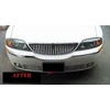 2000-2006 LINCOLN LS - Λωρίδες χρωμίου στη σχάρα, επιχρωμιωμένες με βαφή