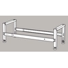 Frame for mounting the outdoor unit F2040 on the ground NIBE GSU 30
