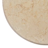 Table top, cream color, diameter 50x2,5cm, marble