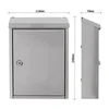 Cutie postala Ferrara cheie 290x210x70mm inox