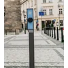 Electric car charging station e:car MINI Basic charging post 2x 22kW Petrol stripes