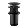 Click-clack plug universal large black Invena