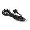 COLORED 3x1mm 3m power cable with grounding - Black