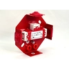 Fire protection box, octagonal,E90, branching,3x2x4 mm2, 123x115x28mm, PIP-1AN R3x2x4