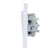 Candlestick connector, white ASFORA