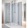 Shower door 80 cm left hinged transparent glass Koło Next HDSF80222003L - sale