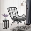 IKARO armchair2 black/grey