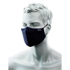 2vrstvá protimikrobiální látková rouška na obličej s nosním můstkem Barva: šedá, POTISK: bez POTISKU