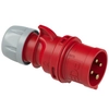 CEE plug Pce 014-6 400 V (50+60 Hz) red Red IP44 Screwed terminal Gland nut
