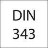 DIN343 HSS reamer, Morse shank - 16 mm