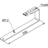 Roof handle DUF60E