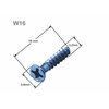 Equipment screw for electrical installation boxes, length 16mm, box 100 szt.,W16