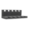 Suport caseta pistol Gunholder135x375x206mm negru