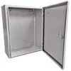 400x300x150mm elektrisk industrimetalpanel med galvaniseret modpanel IP66 1000V 630A elektrostatisk malet