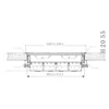 Box embedded in the floor 16 modules IP30 IK10 compatible with TEM modular equipment