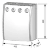 KOMBIMIX-ONNLINE pump group for 2 circuits:1 mixer circuit with integrated temperature control i 1 circuit without mixer