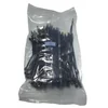 Set 100 black plastic cable necklace 100x2.5mm Cobra 9051