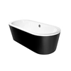 Kerra Zeus free-standing bathtub 178 x 80 black