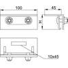 Standing seam sheet metal holder UBZRPE25