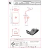 ZZ gutter connector, lightning protection, galvanized steel