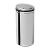 iQtech Ronda 40 l, non-contact round waste bin, silver