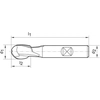 Radial short cutter TiALN - 5 mm