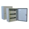 Electrical switchboard 500x400x200mm 60 modules cabinet cabinet modular metal cabinet 3 rows x 15 modules IP66 apparently with DIN rail plates for counterpanel mounting mounting plate