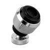 Stream regulator with joint for kitchen faucets,2F, black-chrome