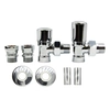 Angle control valve SWING chrome All in One Cu 15mm