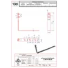 Tile holder L -330 H 130mm. ZS