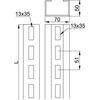 Reinforced C-section CWT70H50/2NMC