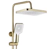 Rea Hass brushed gold shower set - Additionally 5% DISCOUNT with code REA5
