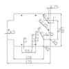 Plate 190x140mm for assembly, metallic counter-panel for the dose