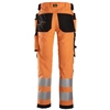 6243 AllroundWork, Reflective Stretch Trousers Holster Pockets, EN 20471/2 Snickers Workwear