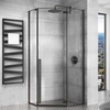 Rea Diamond Black corner shower cabin 90x90x195 cm- ADDITIONALLY 5% DISCOUNT FOR CODE REA5