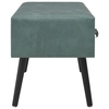 Lumarko Bench with drawers, 80 cm, sea green, artificial leather