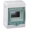 Surface-mounted housing IP65 mKDR-1-6-NT-T transparent door 1 government 6 modules/row of KAEDRA