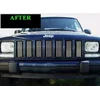 85-01 Jeep Cherokee - Chrome strips, chrome grill