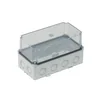 Rectangular branch box made of ABS plastic 210x110x120mm transparent IP67 IK06 deep