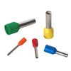 Ferrule cable lug, with insulation, insulation colour: red, cross-section 1mm2, length 10mm