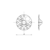 Pressure collar for fixing thermal insulation Koelner KC 1 pcs.