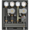 KOMBIMIX-ONNLINE pump group for 2 circuits:1 mixer circuit with integrated temperature control i 1 circuit without mixer