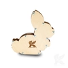 Wooden savings bunny - a gift for a child, Easter