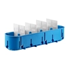 Gypsum flush-mounted box, deep, blue, multibox P5X60D