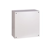 Hermetic metal switchgear RH-442 400X400X210 IP65, mounting plate included.