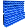 Storage box set, 96 pieces, blue